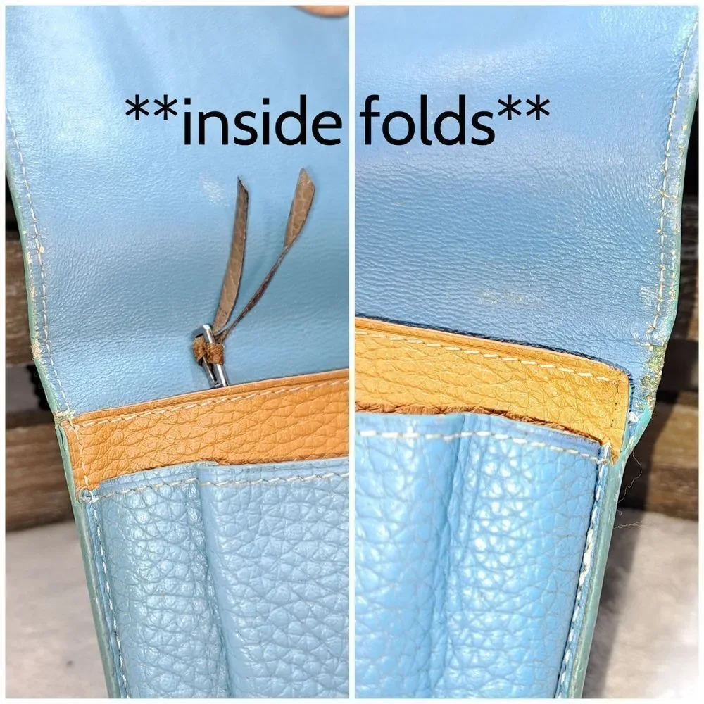 Authentic HERMES Dogon Togo Leather Long Bifold Wallet Excellent conditi… - Picture 11 of 17